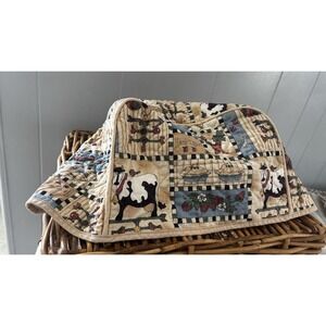 VTG LESLIE BECK Heartland for VIP Cranston Farm Life Toaster Cover Quilt Granny